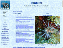 Tablet Screenshot of nacri.org